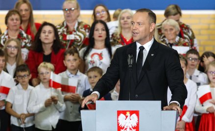 Karol Nawrocki w Kuleszach Kościelnych