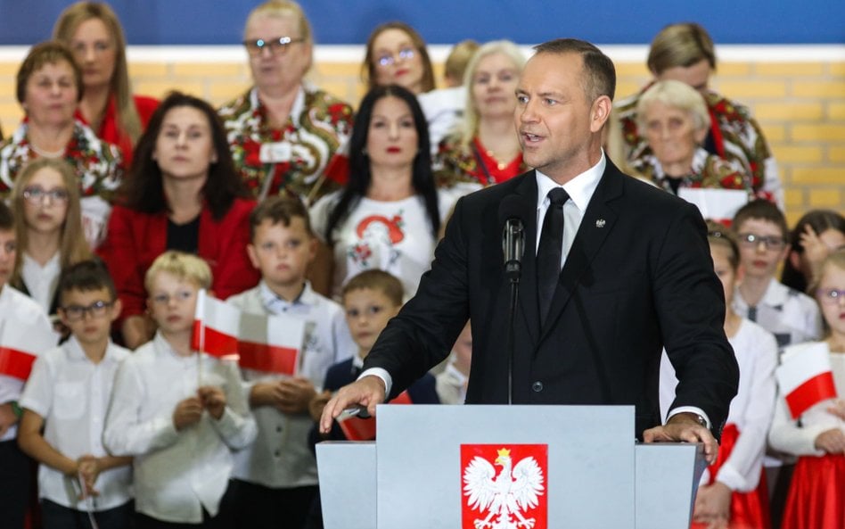 Karol Nawrocki w Kuleszach Kościelnych