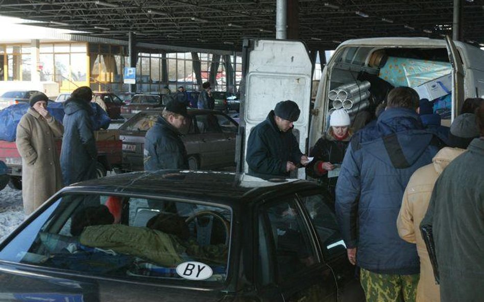 Przejście graniczne z Białorusią w Terespolu