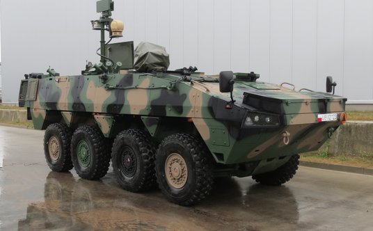 "Artyleryjski wóz dowodzenia (AWD). Fot/HSW"