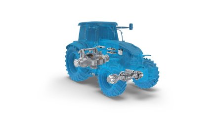 ZF zaprezentował zintegrowany elektryczny system o nazwie eTerradrive zaprojektowany napęd do trakto