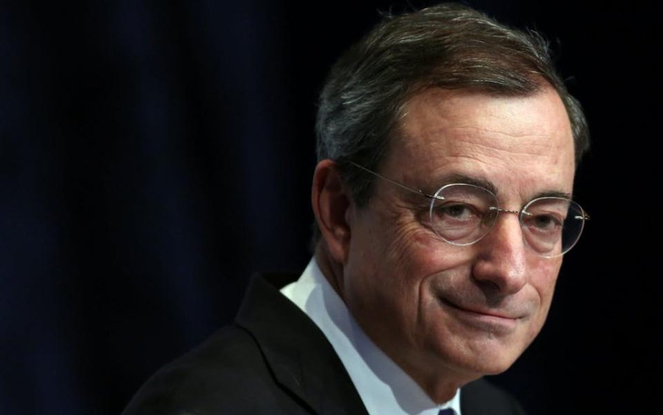 Mario Draghi szef Europejskiego Banku Centralnego.