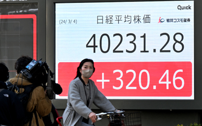 Nikkei 225 po raz pierwszy pokonał poprzeczkę na poziomie 40 tys. pkt