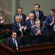Mateusz Morawiecki i członkowie rządu w rządowych ławach w Sejmie