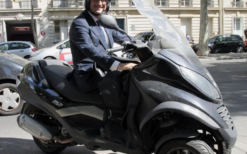 François Hollande na skuterze wymykał się do kawalerki przy rue du Cirque