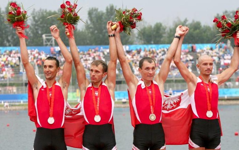 Srebrni medaliści w kategorii dwójka bez sternika wagi lekkiej w wioślarstwie Nz Paweł Rańda, Łukasz