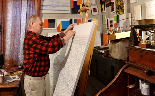 Włodzimierz Pawlak w pracowni