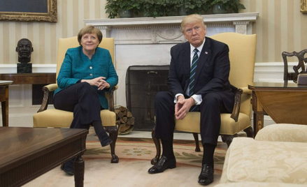 17 marca w Białym Domu Angela Merkel i Donald Trump nie wymienili uścisków dłoni.