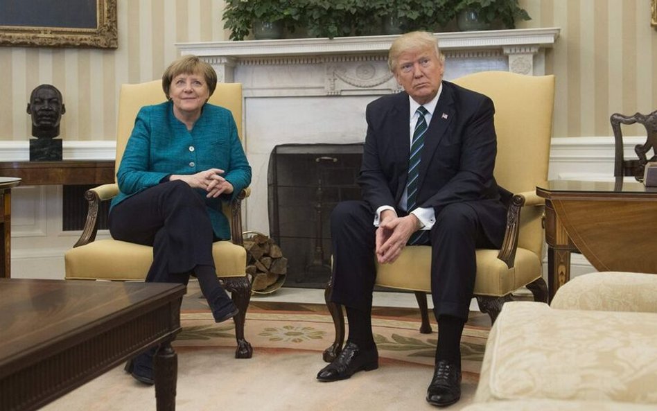 17 marca w Białym Domu Angela Merkel i Donald Trump nie wymienili uścisków dłoni.