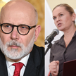 Szef Krajowej Rady Radiofonii i Telewizji Maciej Świrski i Minister Edukacji Narodowej Barbara Nowac