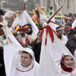 Korowód kujawskich grup zapustnych we Włocławku tradycyjnie kończy czas karnawału