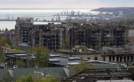 Zniszczony w czasie długich walk Mariupol