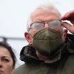 Josep Borrell, szef dyplomacji UE, w czasie wizyty w rejonie frontu w Donbasie