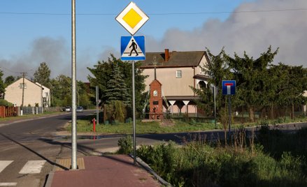 Pożar wybuchł w lesie w okolicach miejscowości Międzyleś w powiecie wołomińskim
