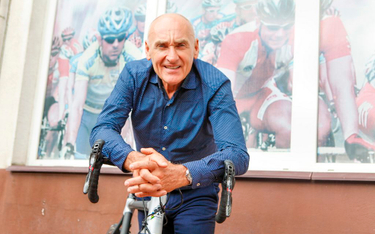 Czesław Lang, dyrektor Tour de Pologne - wicemistrz olimpijski w wyścigu ze startu wspólnego (Moskwa
