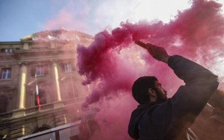 Demonstracja przeciwników referendum