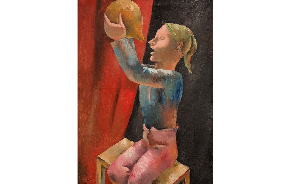 Eugeniusz Zak, "Pijący chłopieć"