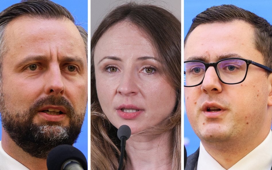 Wicepremier, szef MON Władysław Kosiniak Kamysz, minister rodziny, pracy i polityki społecznej Agnie