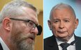 Grzegorz Braun i Jarosław Kaczyński