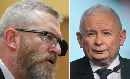 Grzegorz Braun i Jarosław Kaczyński