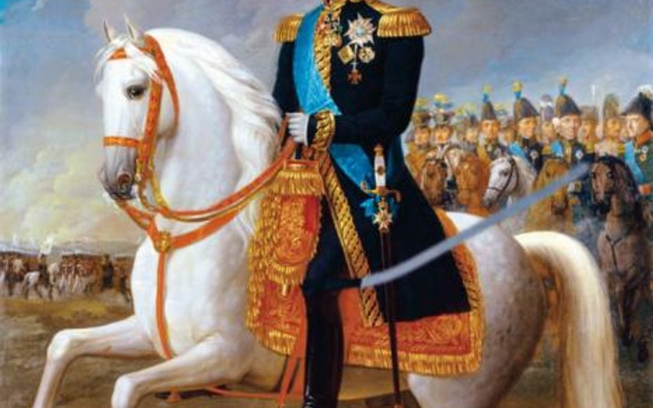 Wjazd cesarza Napoleona I do Warszawy w listopadzie 1806 r., rycina z epoki