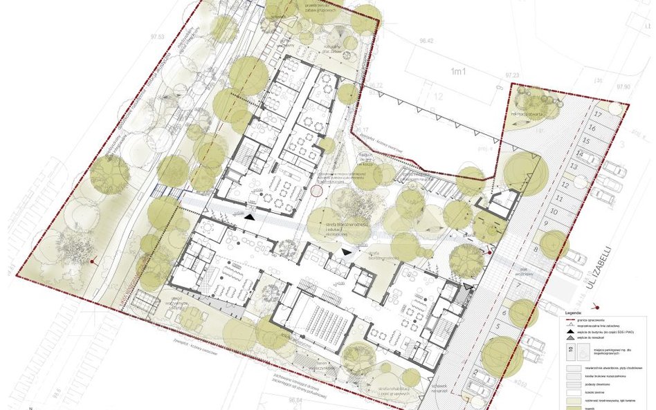Gotowy jest projekt architektoniczno-budowlany wraz z zagospodarowaniem terenu