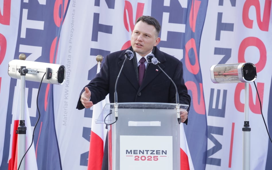 W najnowszym badaniu Research Partner Mentzen ma wynik lepszy o 3,7 pkt proc. w porównaniu z poprzed