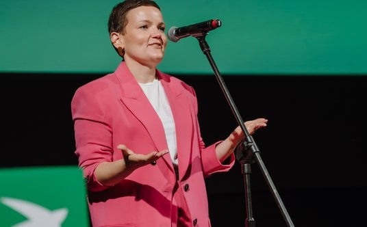 Marta Cienkowska, ministra kultury na festiwalu BNP Paribas Dwa Brzegi
