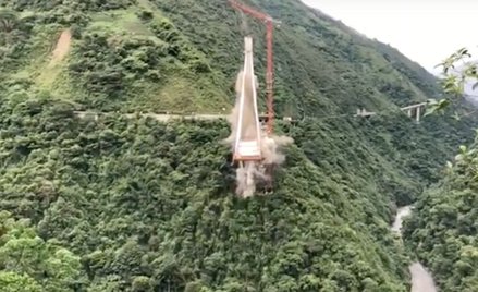 Kolumbia: Wysadzono w powietrze most Chirajara