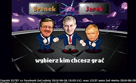 Popularnością cieszy się animowana gra „Przeciągnij Grzesia” / zwala.pl