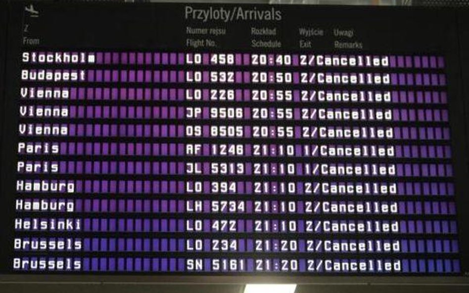 Warszawskie lotnisko stanie na święta