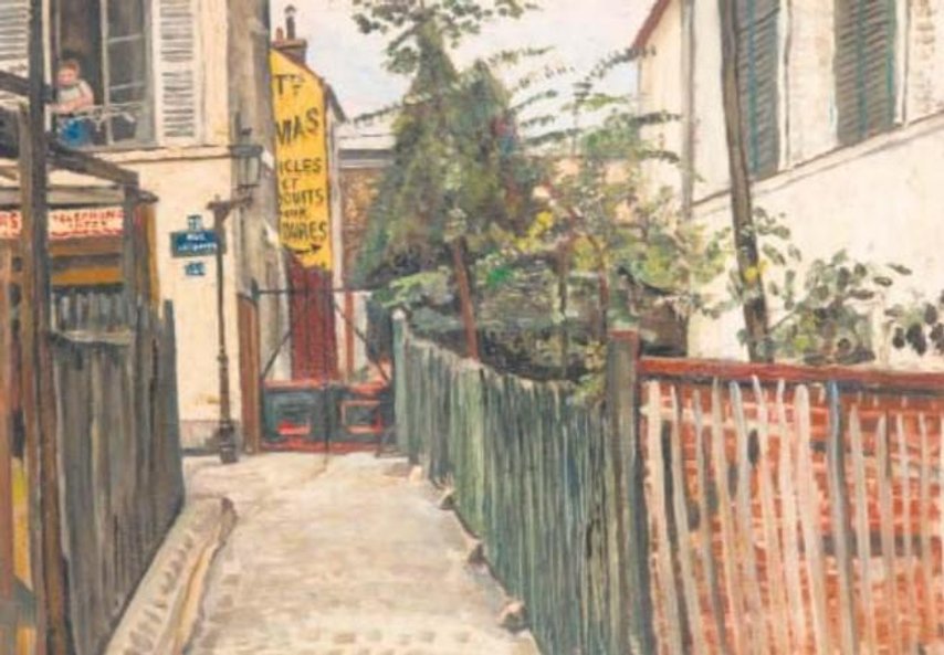 Z prywatnej kolekcji wypożyczono obraz „Paryskie zacisze”.