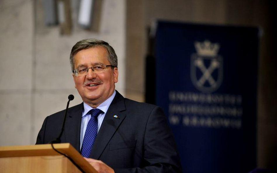 Prezydent Bronisław Komorowski