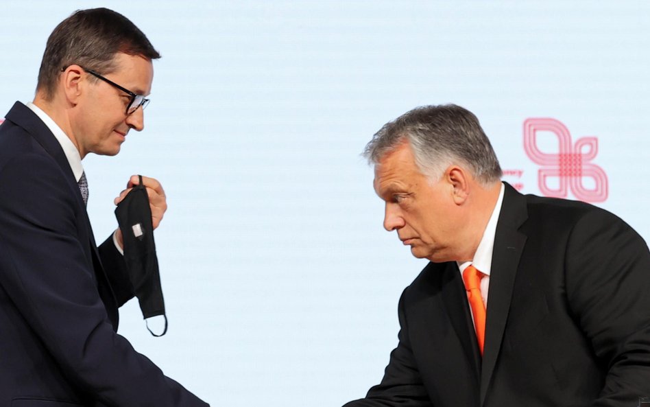 Premierzy Polski i Węgier - Mateusz Morawiecki i Viktor Orbán