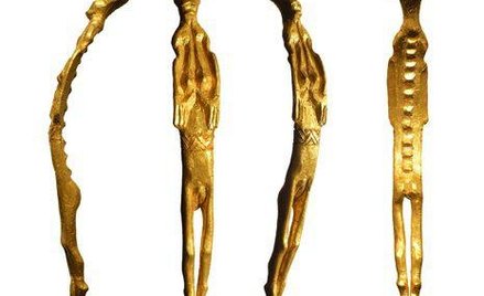 Nie wiadomo, kto i w jakim celu złożył tę figurkę w ziemi ok. 1500 lat temu