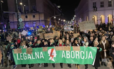 Protest Strajku Kobiet, Warszawa, 8 marca