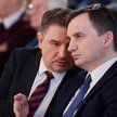 Szef NSZZ "Solidarność" Piotr Duda i minister sprawiedliwości Zbigniew Ziobro