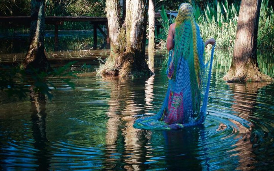 Tytania wędrująca po wodzie, zdjęcie z próby „The Fairy Queen”