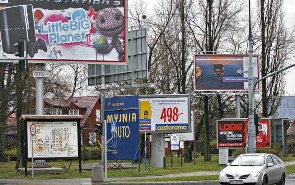 Bannery galerii handlowej nie zasłonią widoku