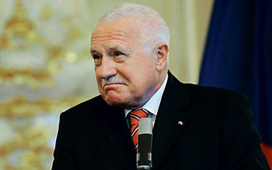 Vaclav Klaus, prezydent Czech