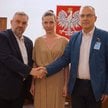 Na zdjęciu z ministrem Ardanowski adwokatka Karoilina Kuszlewicz - działaczka społeczna, feministka 