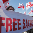 Demonstracja zwolenników Saakaszwilego