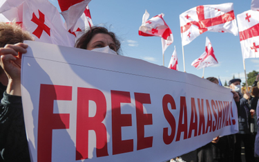 Demonstracja zwolenników Saakaszwilego