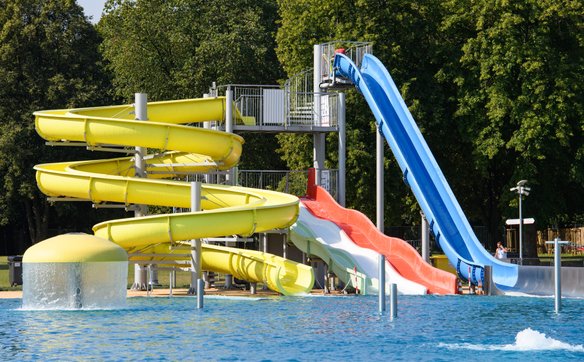 Ośrodek Moczydło to kompleks basenów na świeżym powietrzu