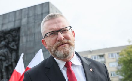 Lider Konfederacji Korony Polskiej Grzegorz Braun