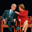 Laura i George W. Bush (fot. Tom Pennington )