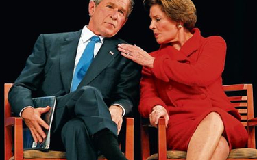 Laura i George W. Bush (fot. Tom Pennington )