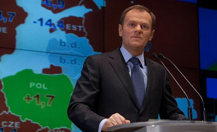 Premier Donald Tusk zapewnił, że intencją rządu jest ograniczenie deficytu do 2012 r. do 3 proc. PKB