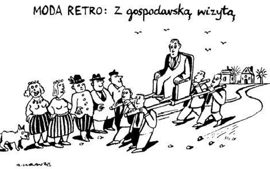 Komentarz rysunkowy. Moda retro