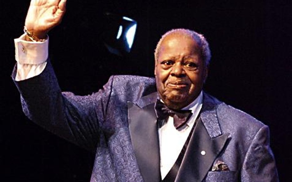 Oscar Peterson żegna sie z fanami na North Sea Jazz Festival w 2005 roku